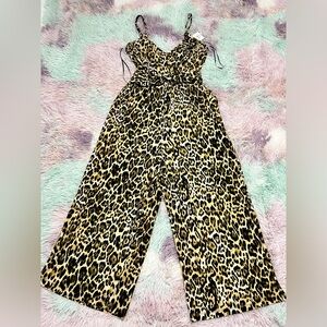Candie’s Juniors Leopard Jumpsuit XS